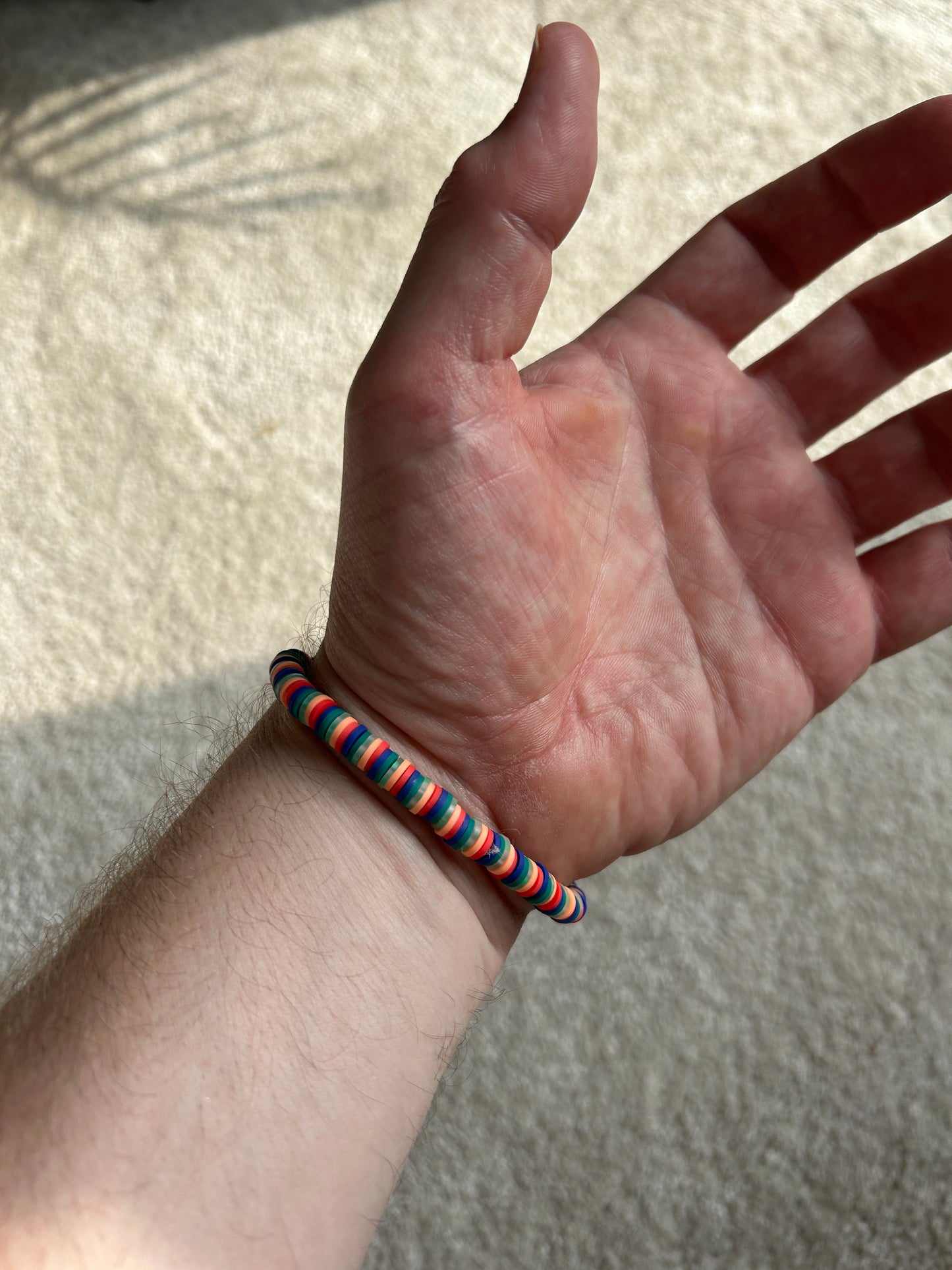 Rainbow style ‘DAD’ Bracelet